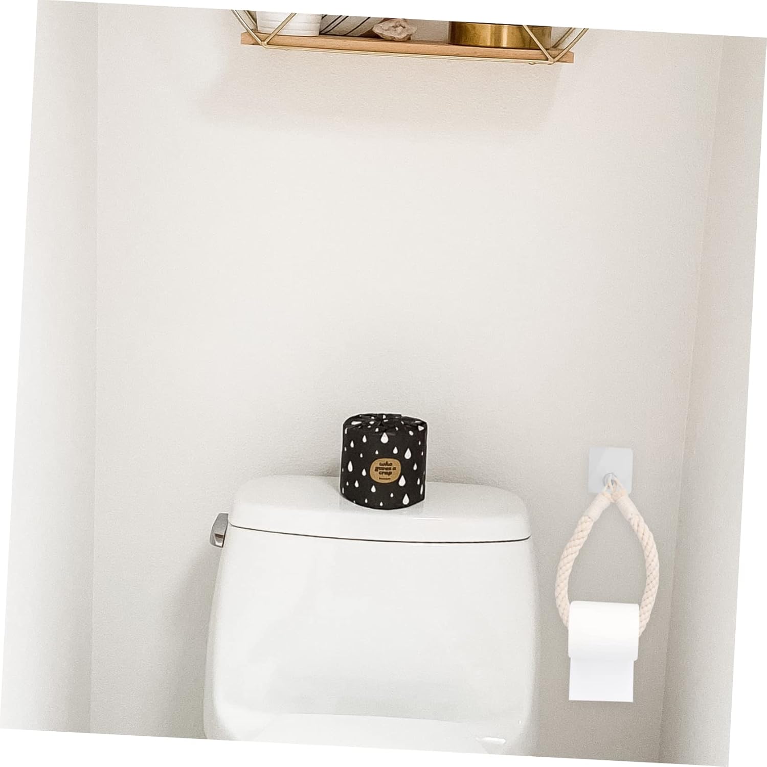 Handmade Rope Toilet Paper Holder Wall Mount