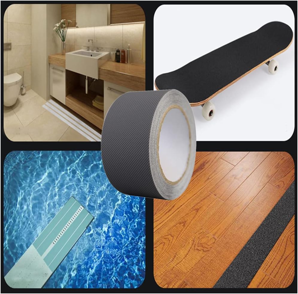 196 Inch Non Slip Stickers Roll for Safe Bathroom Kitchen Use