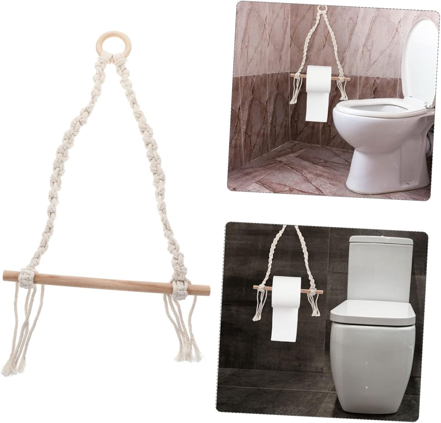 Cozy Scandinavian Style Wall Mount Tissue Holder
