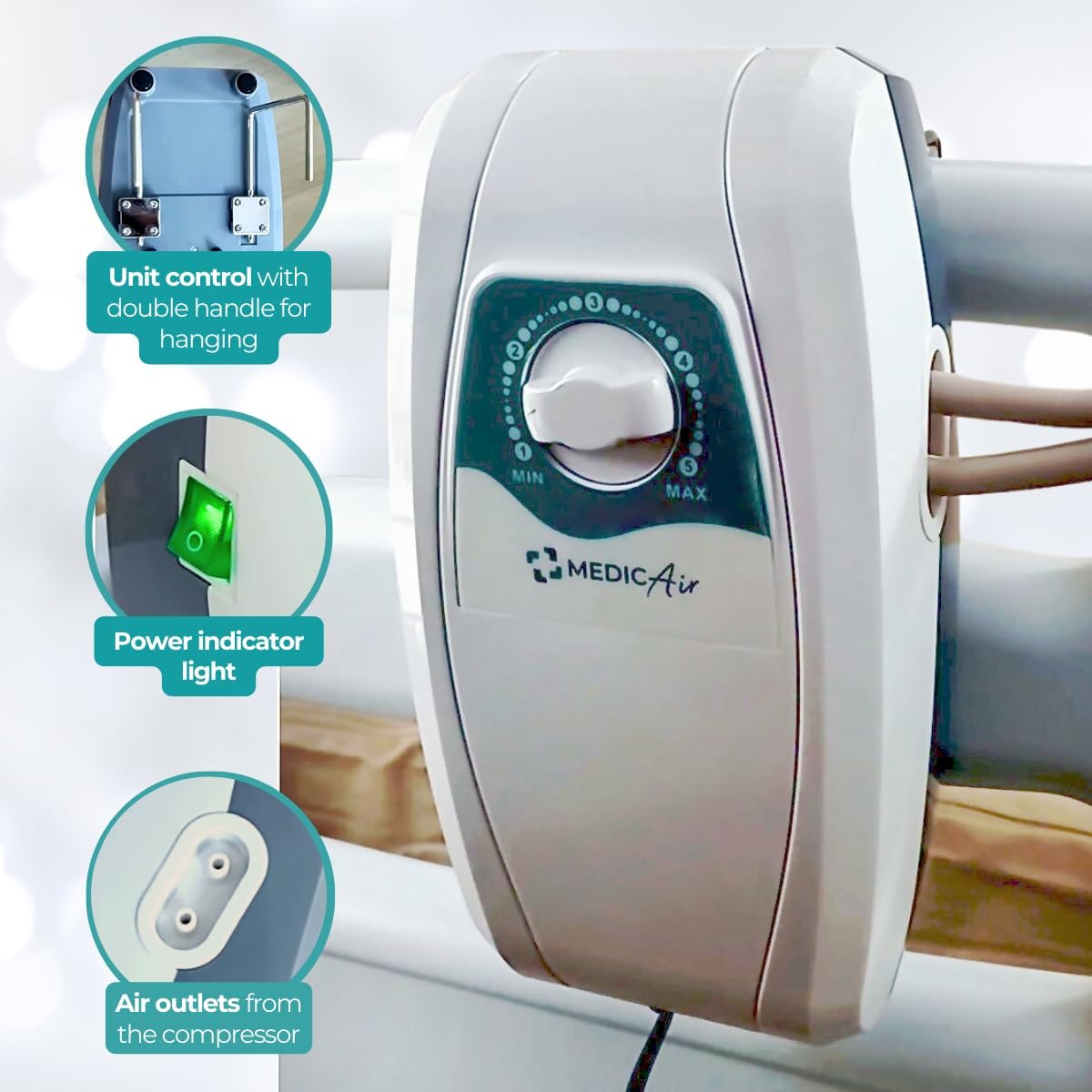 Safe Medic Pressure Mattress with Electric Pump for Bed Sores Prevention