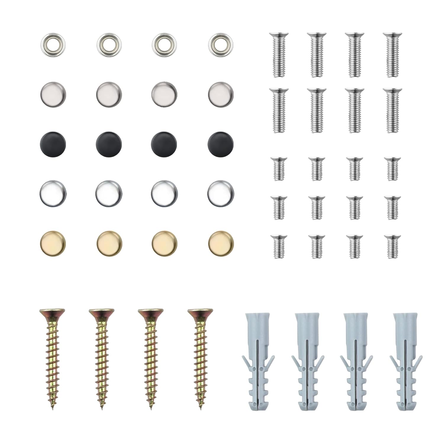 KOKOSIRI Bathroom Hardware Screw Kit Pack ACC-002