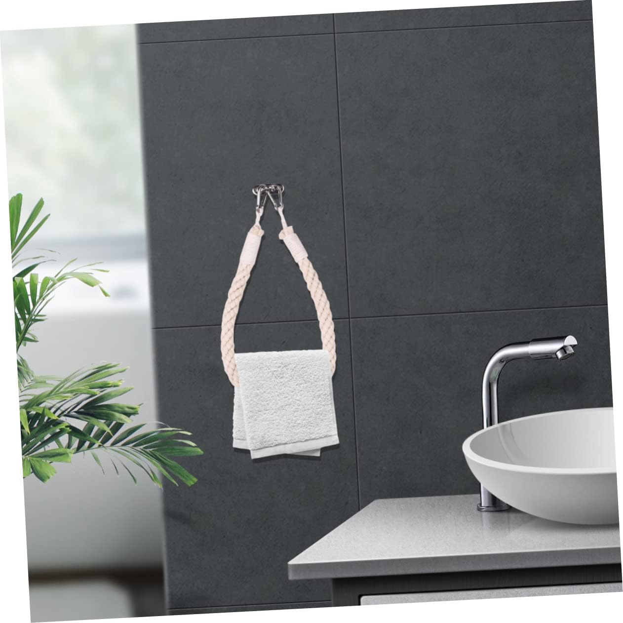 Mikikit Nautical Rope Toilet Paper Holder