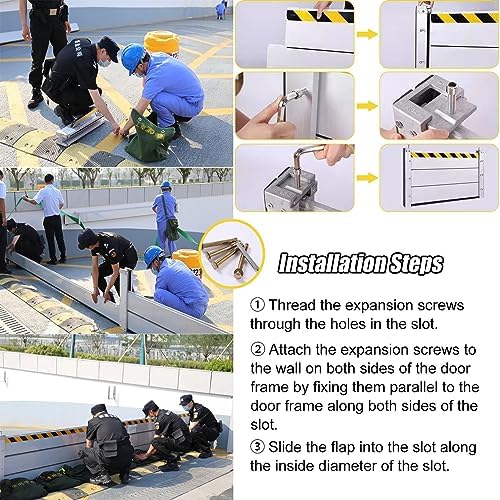 Flood Barrier Threshold Heavy Duty Doorway Water Stopper 1