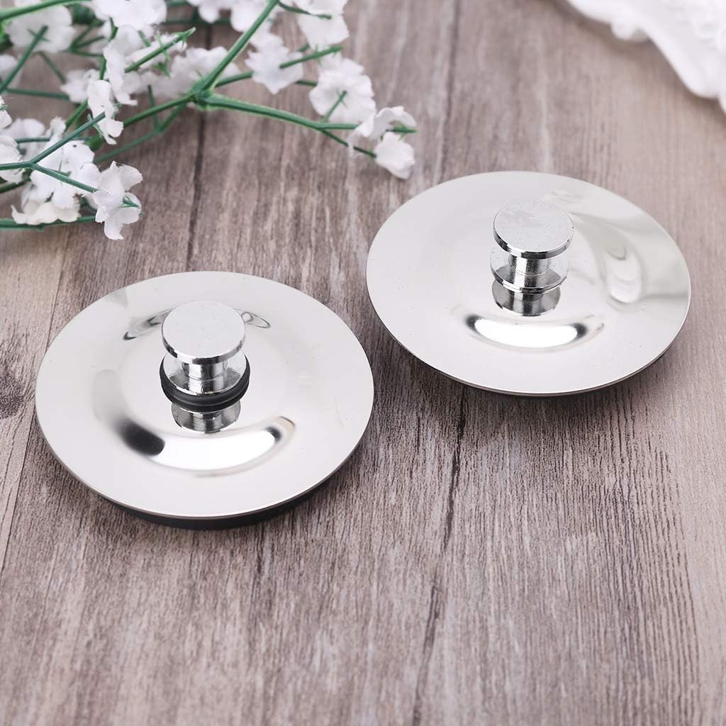TENYELE Stainless Steel Rubber Drain Plug Water Stopper Tool