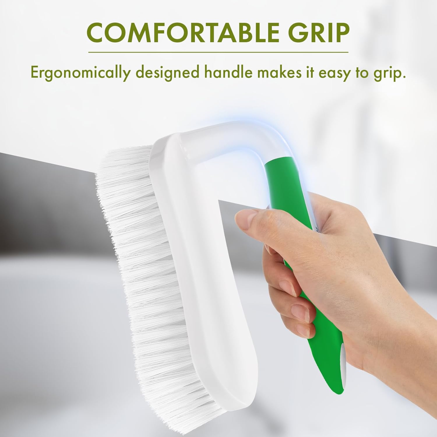 Amazer Scrub Brush for Tub Sink Carpet Floor - Pack of 2