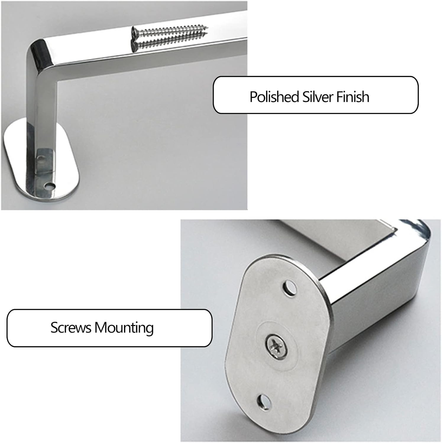 Stainless Steel Wall Mount Towel Bar Rail 40cm-120cm