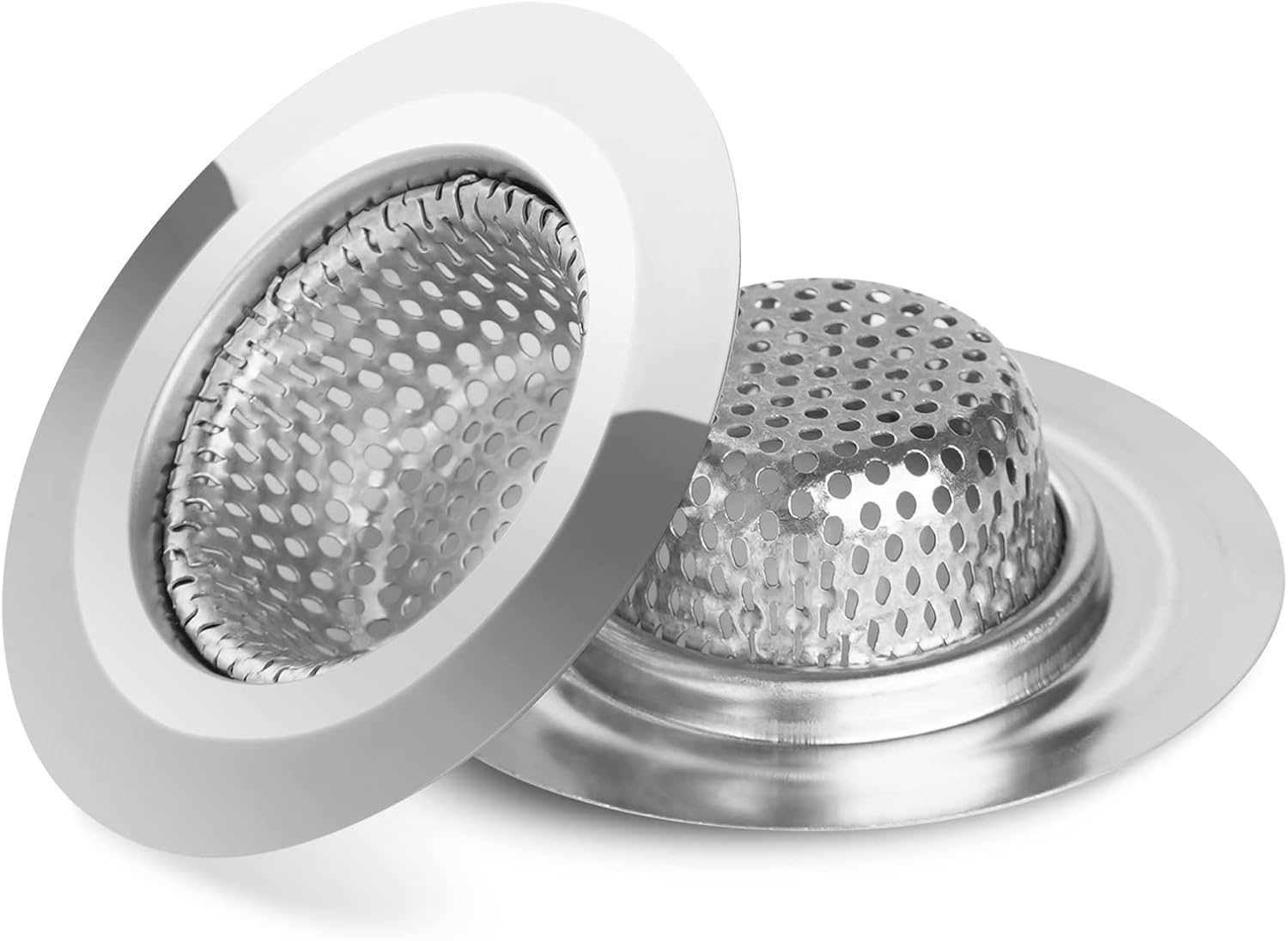 Ohtomber 2PCS Stainless Steel Bathtub Drain Strainer