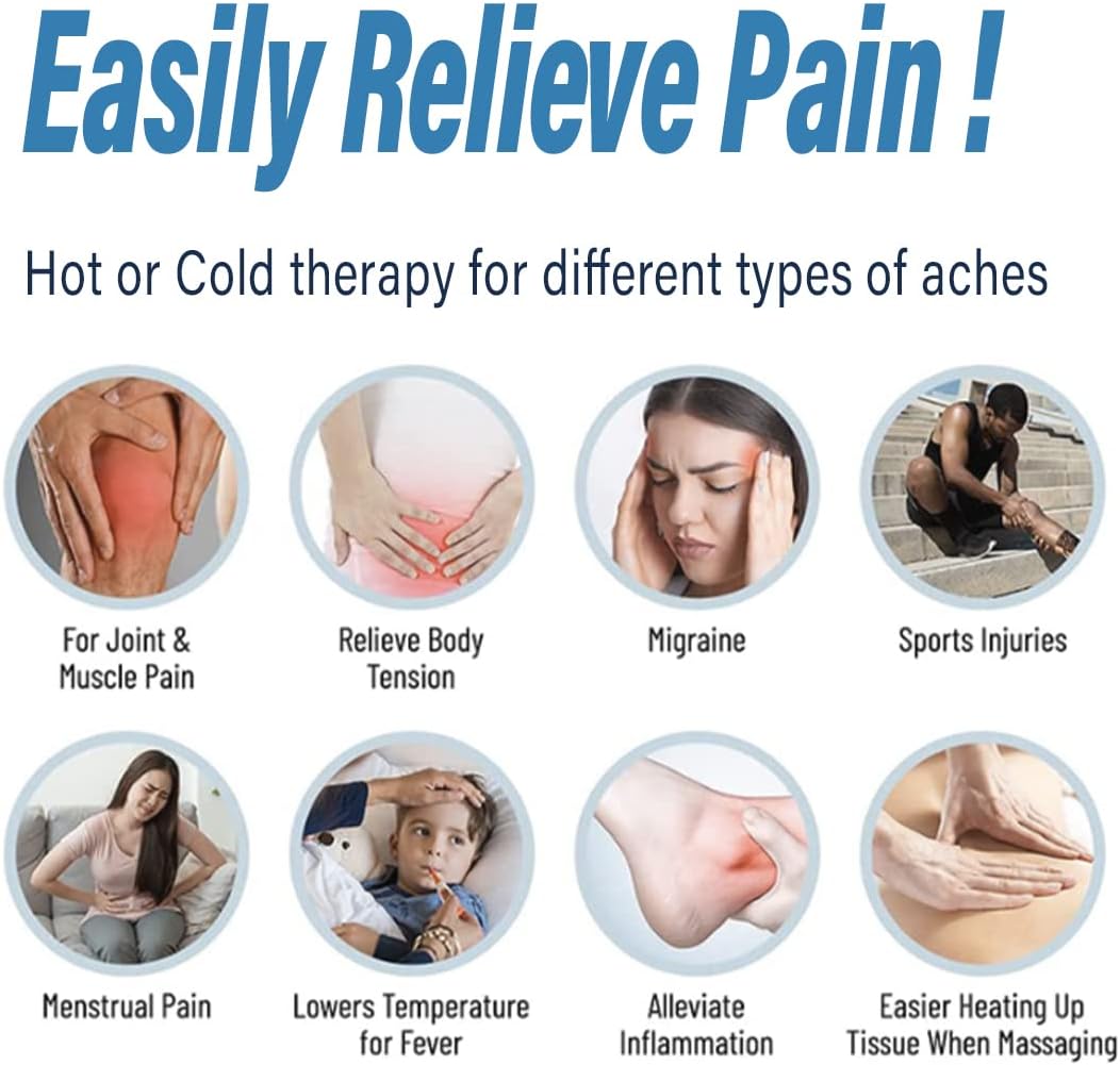 Reusable Gel Ice Pack for Head Cooling and Body Pain Relief