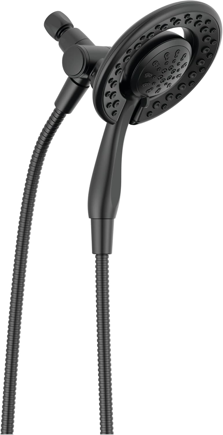 Delta In2ition 2-in-1 Black Shower Head with Handheld