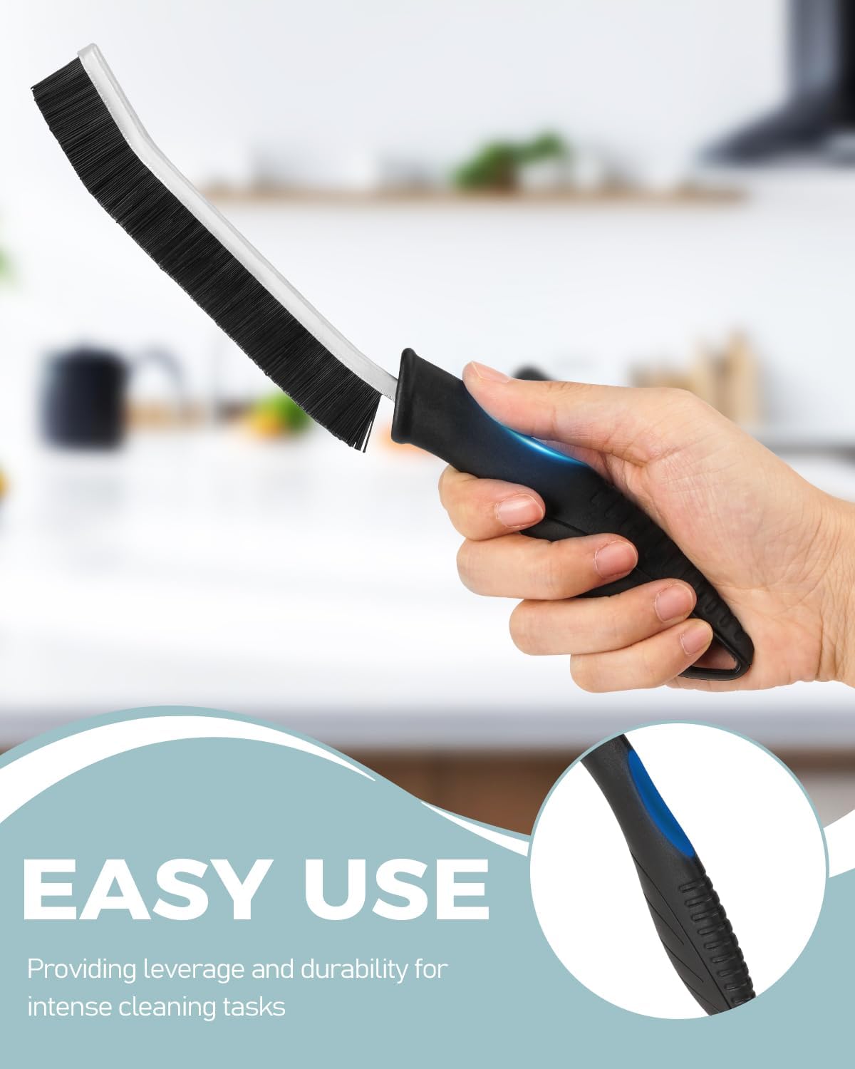 SXhyf Hard Bristle Crevice Cleaning Brush