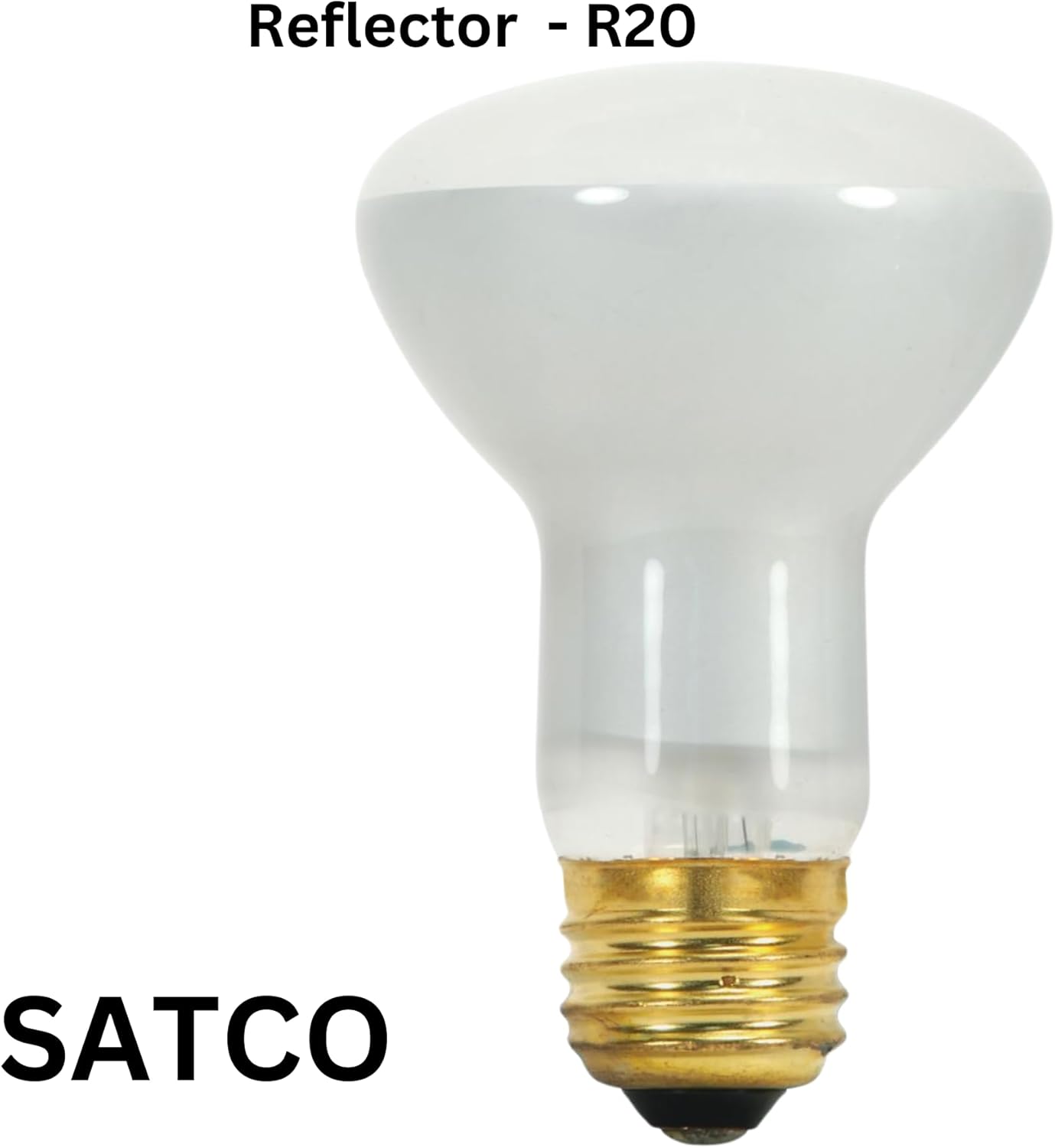 Satco 45W R20 Incandescent Bulb 6 Pack
