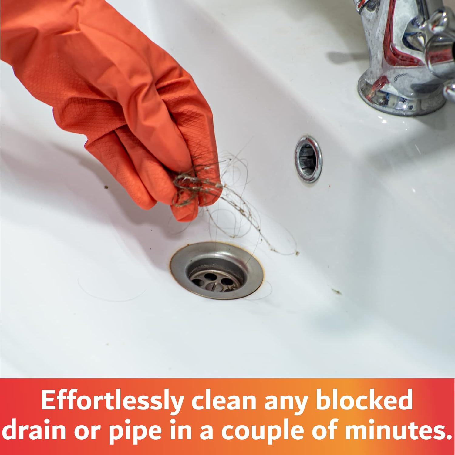 48 Flexible Drain Brush for Sinks AC Lines