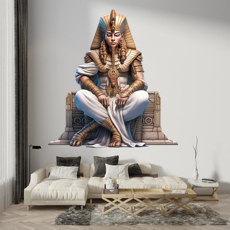 Egyptian Statues Decals - Wall Vinyl Stickers for Home Car