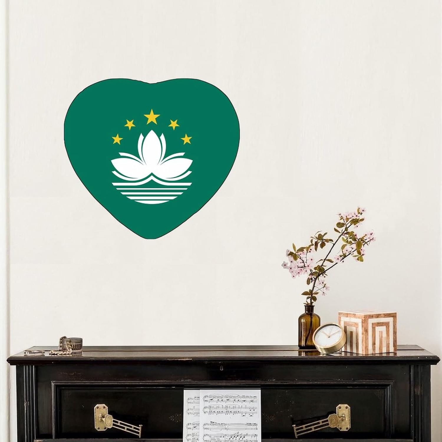 Autravelco 18in Vinyl Wall Quotes Sticker Macau Design