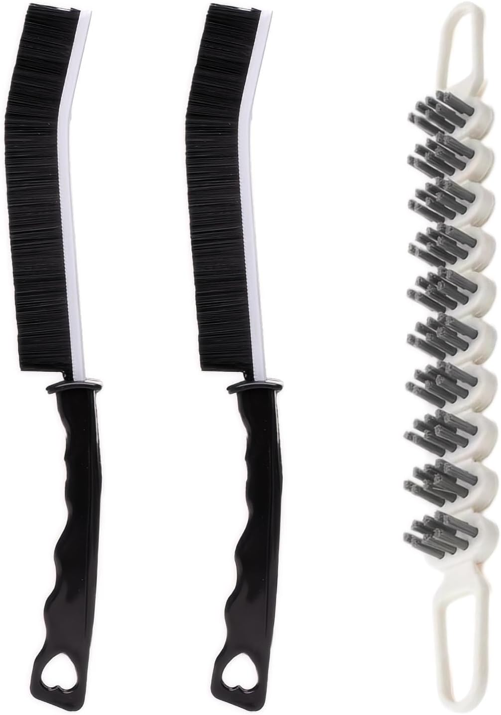 POPGIO 3 Pcs Crevice Flexible Cleaning Brush Set