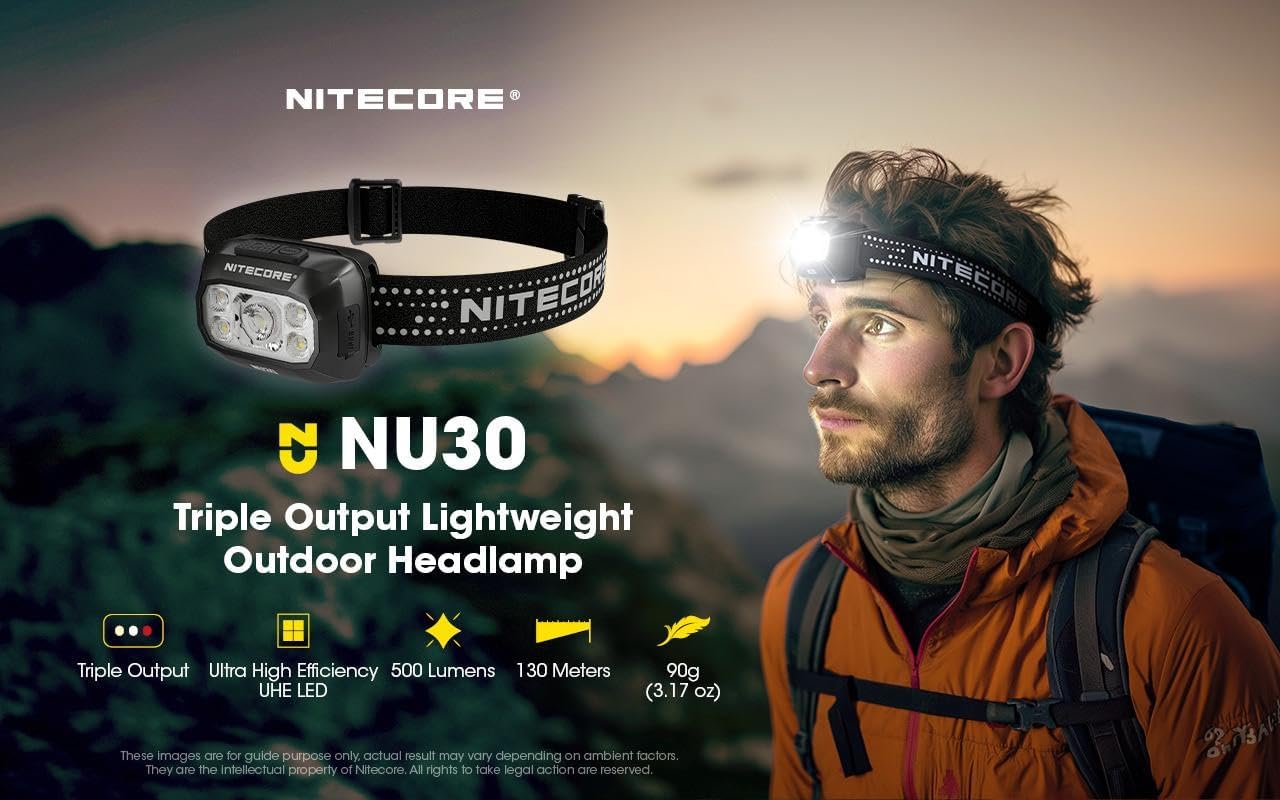 Nitecore NU30 Triple Output Headlamp