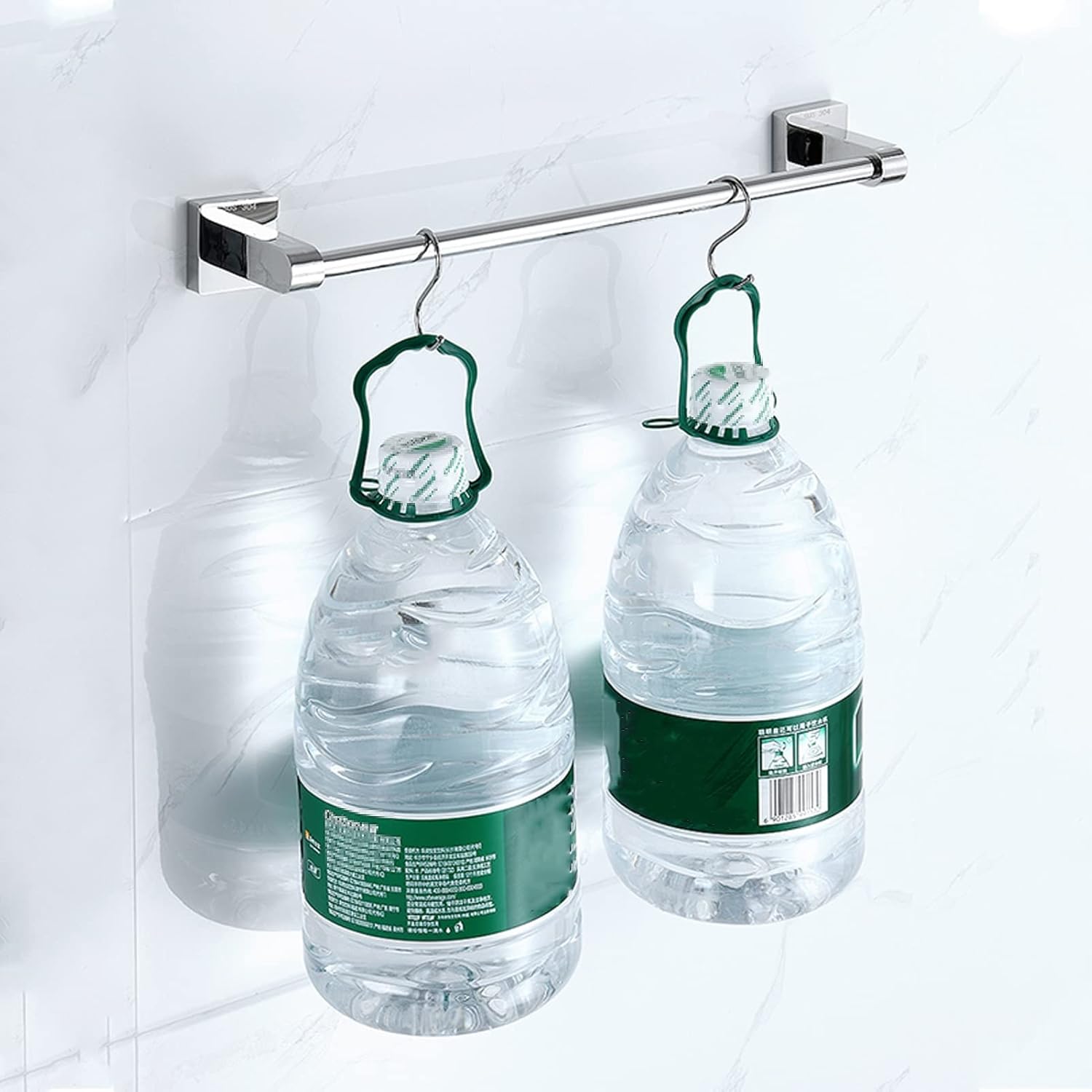 Stainless Steel Towel Bar - Adjustable 40cm to 100cm for Bathroom and Kitchen