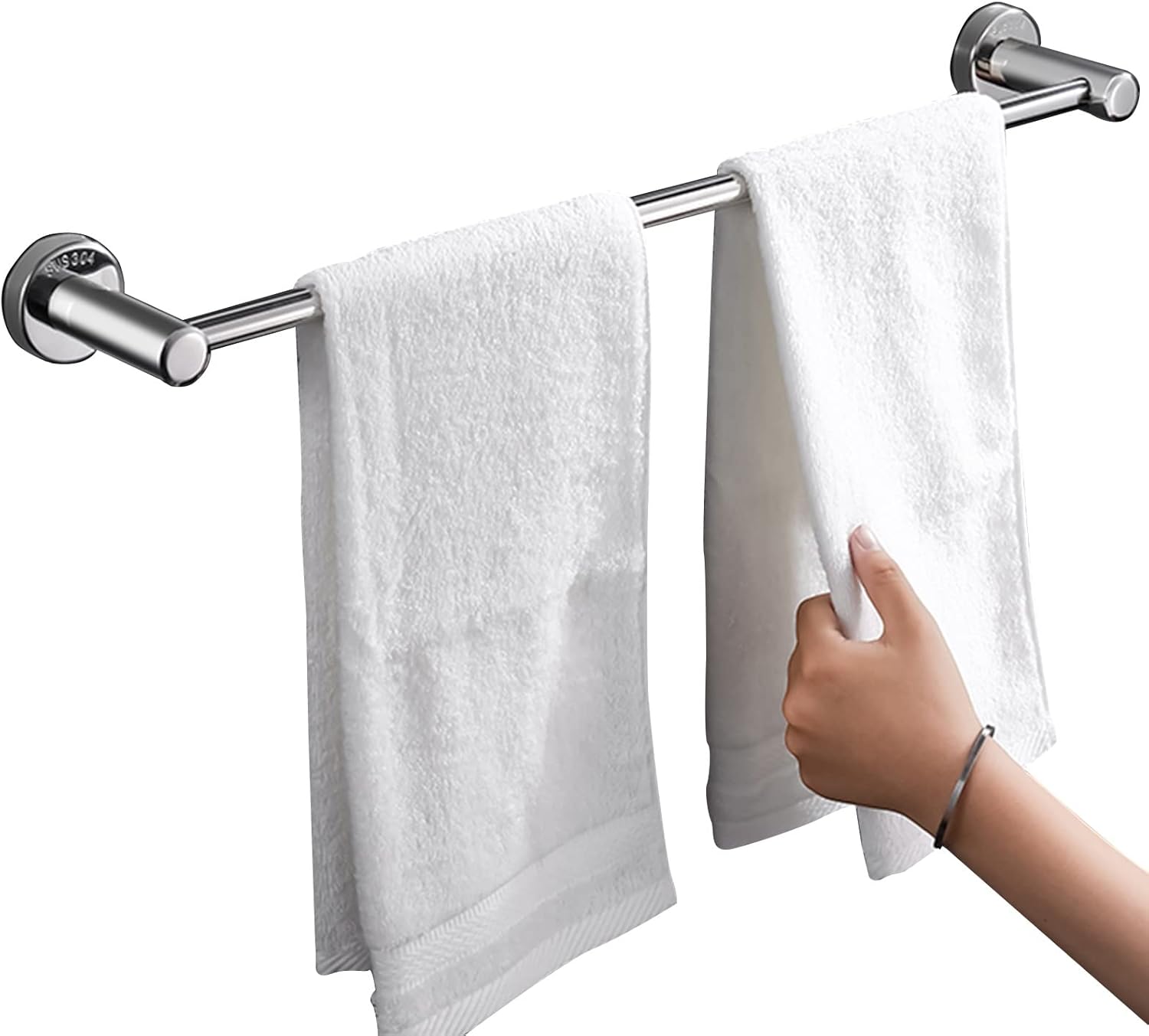 Stainless Steel Towel Bar 30cm Hotel Style Modern Design