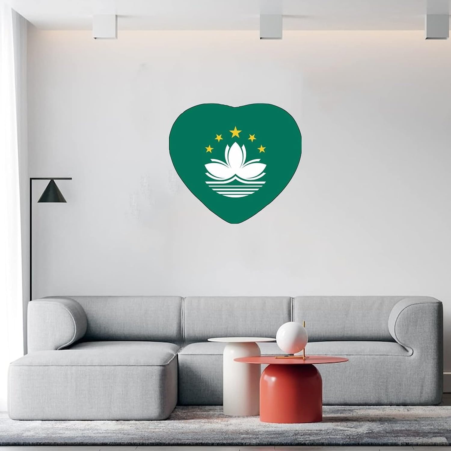 Autravelco 18in Vinyl Wall Quotes Sticker Macau Design