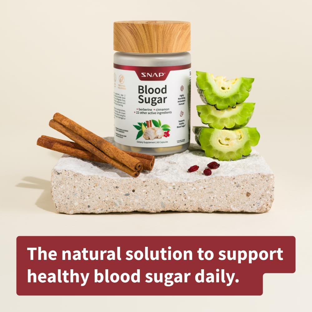 Snap Supplements Blood Sugar Blend 60 Capsules 2 Pack 1