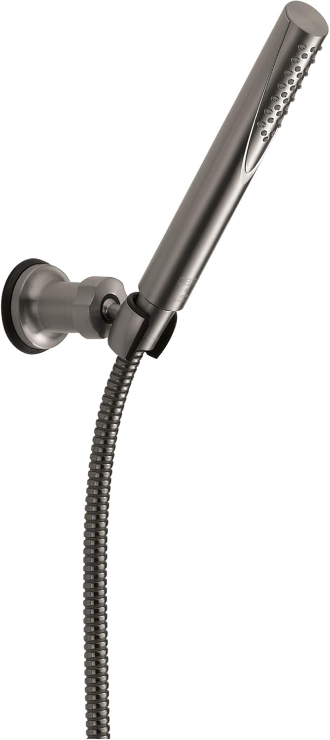 Delta Trinsic Single Spray Hand Shower Head with Hose Black