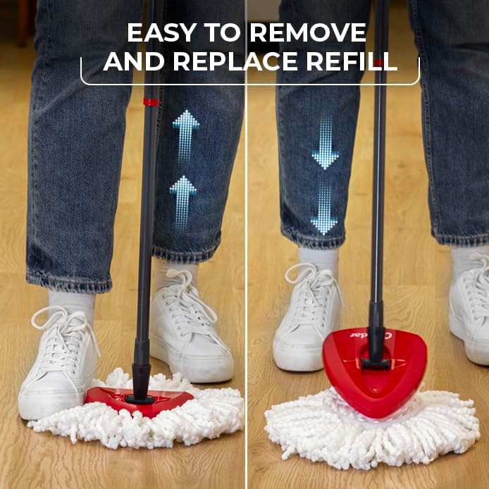 O-Cedar Easywring Microfiber Spin Mop Bucket