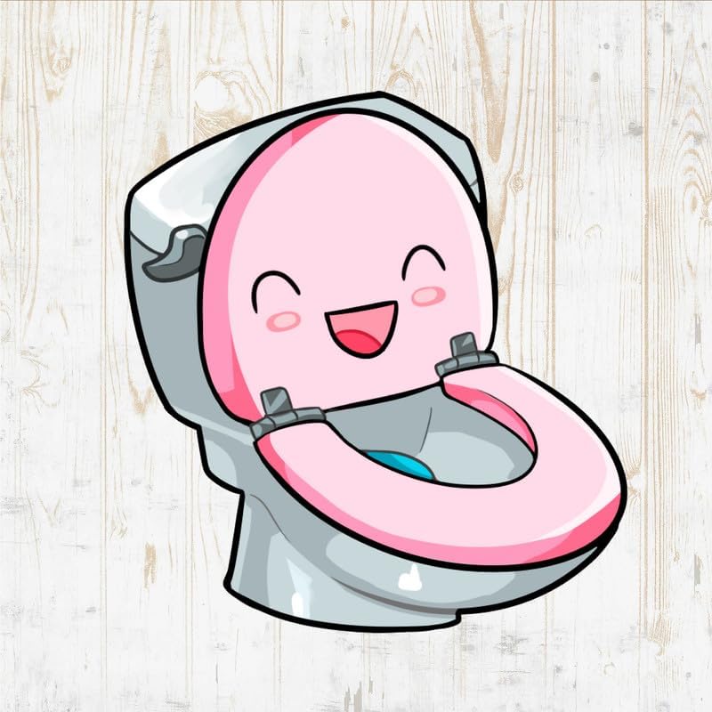Custom Potty Decals Peel Stick Wall Stickers 1