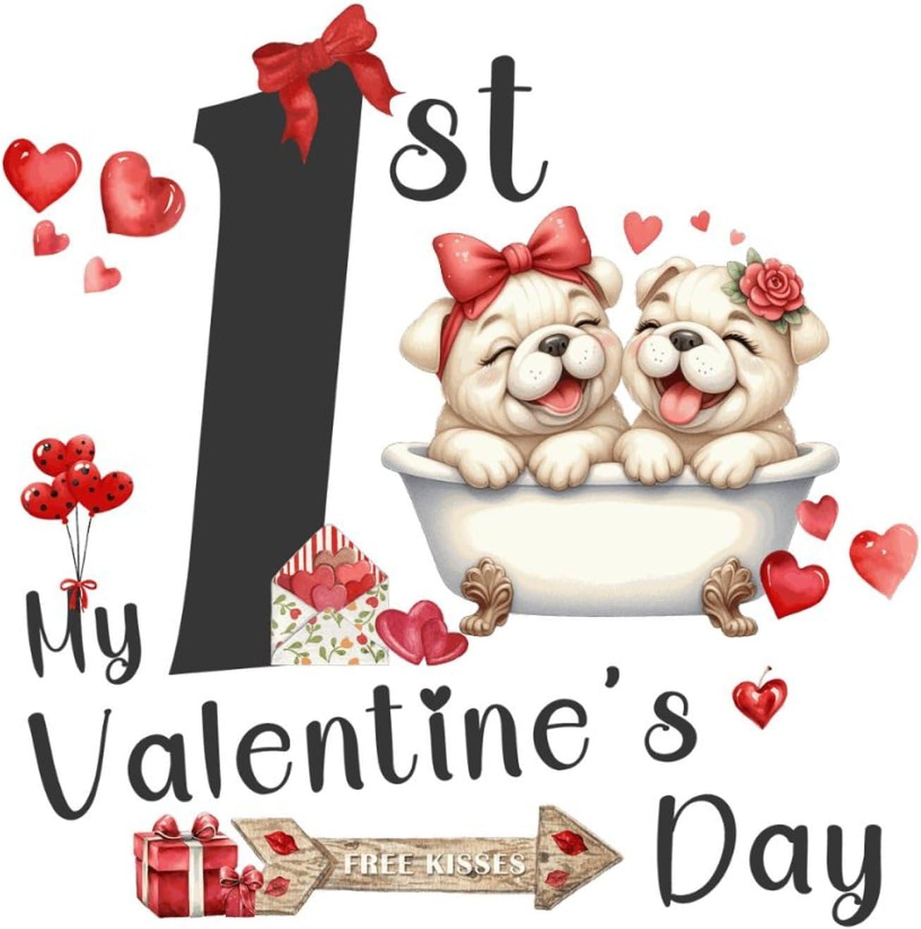 Homsuita Valentines Day Wall Decals for Dog Mom and Cat Lover