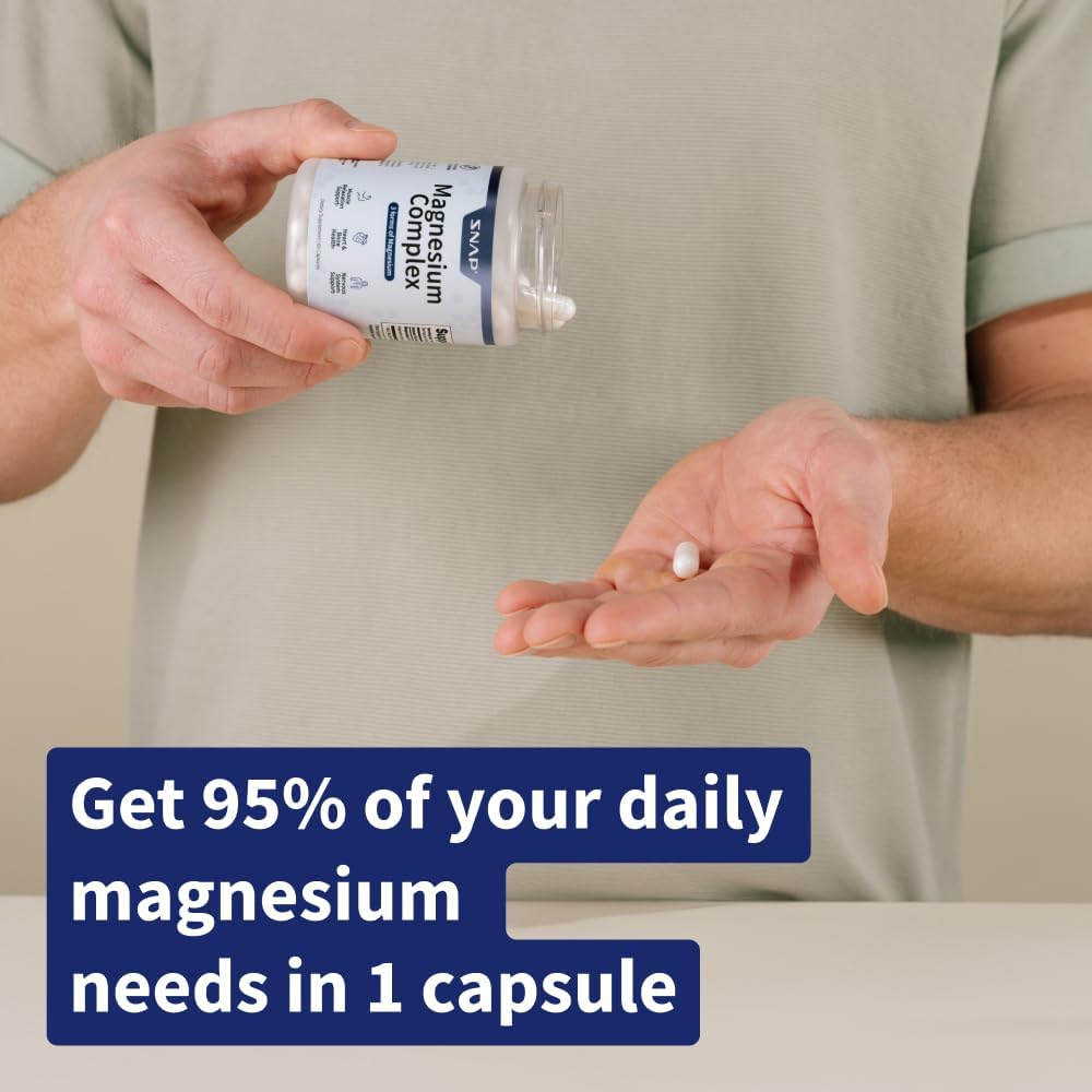Snap Supplements 3-in-1 Magnesium Complex Capsules