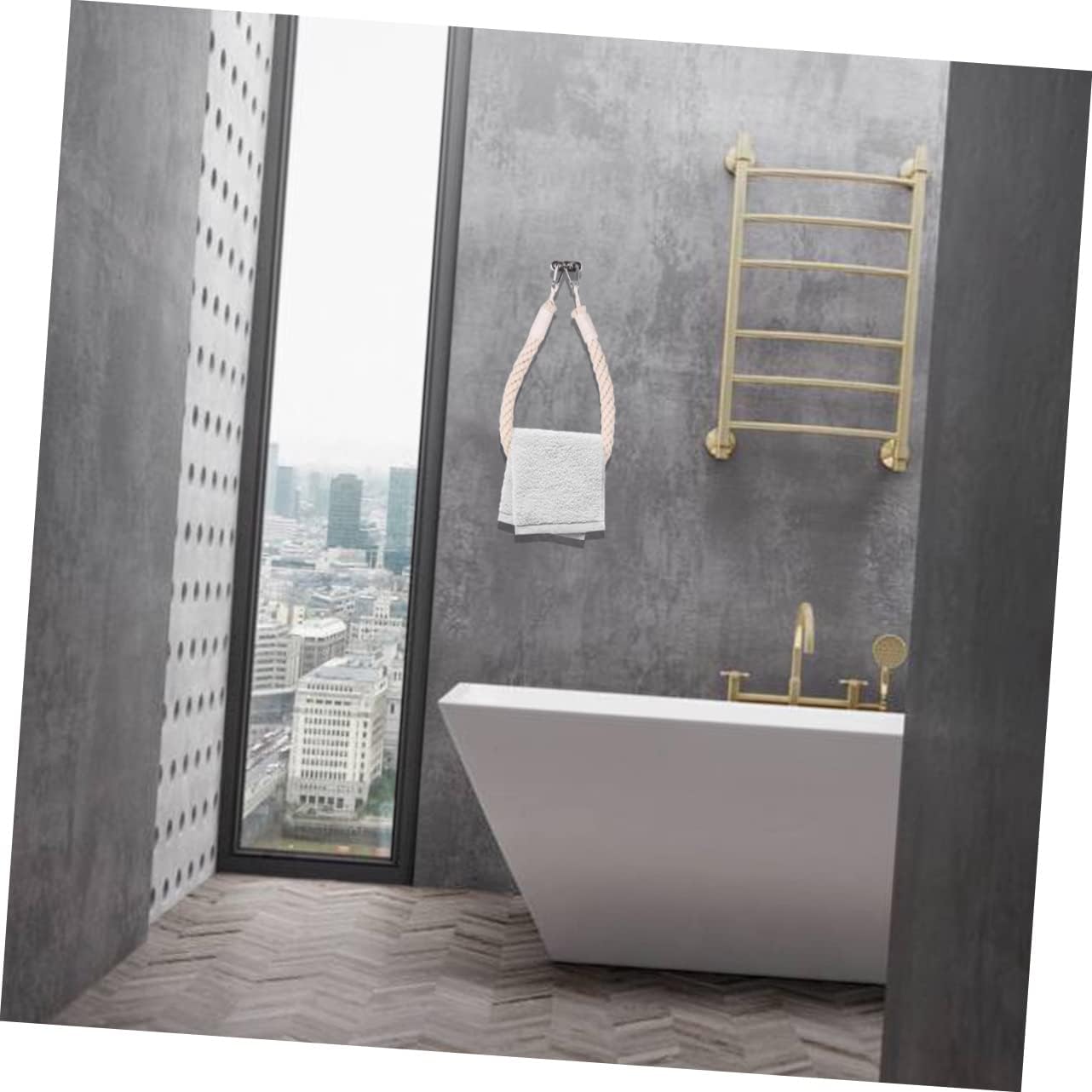 Hoement Nautical Rope Toilet Paper Holder