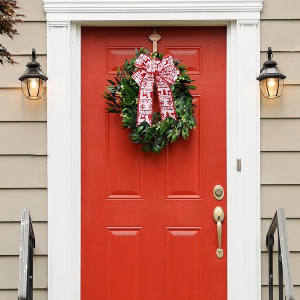 DIY Christmas Bows for Tree Wreath and Gift Wrapping