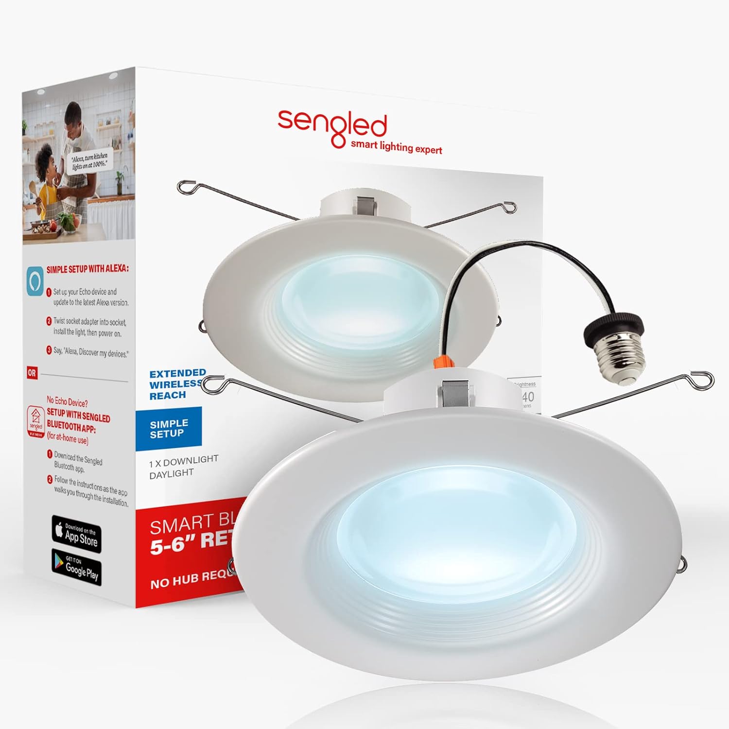 Sengled Smart Can Light Retrofit Kit with Alexa Compatibility