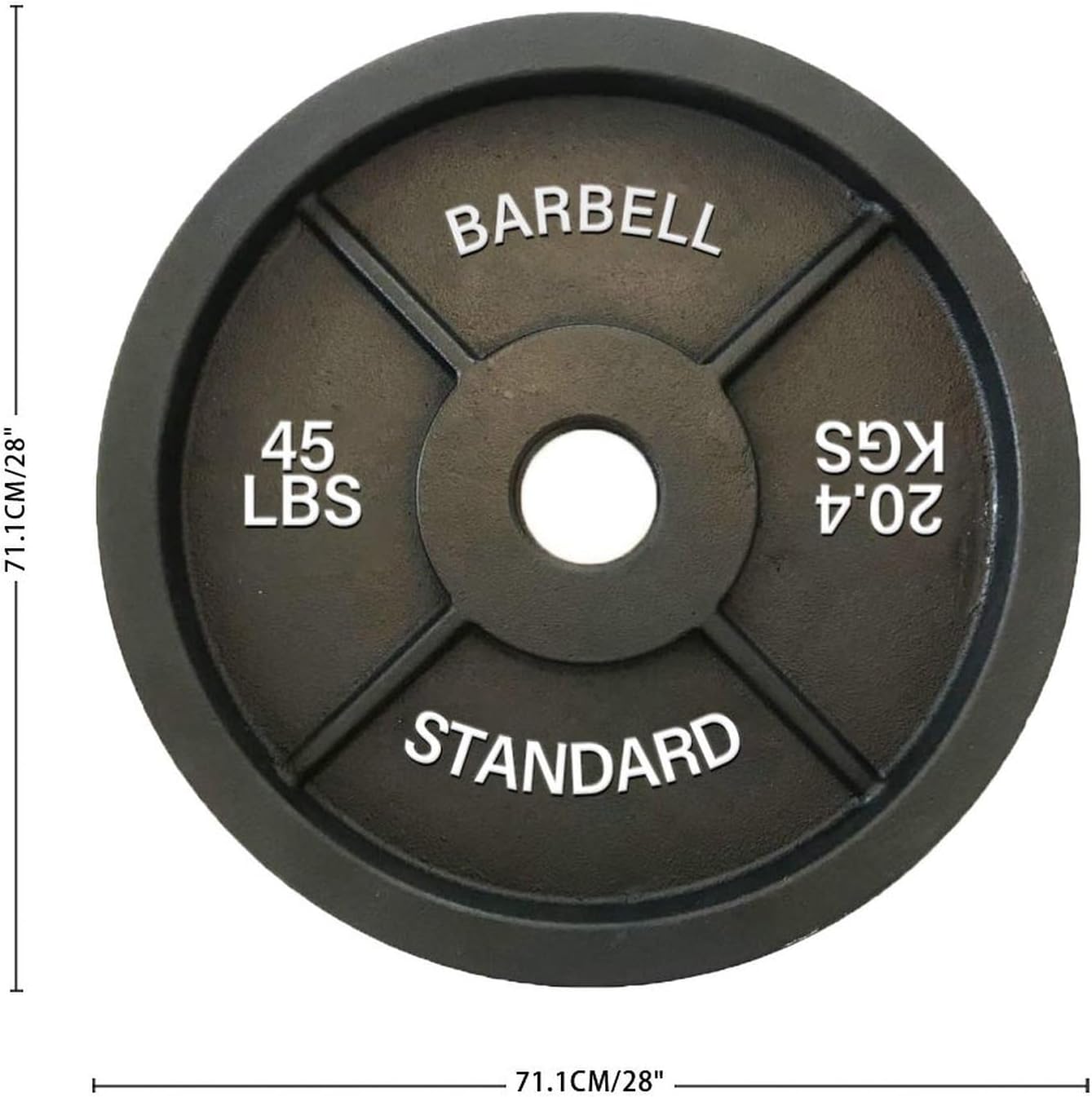 Powerlifting Wall Decal 28in for Home Gym Decor