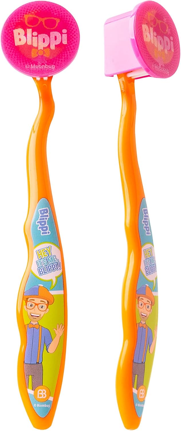 Brush Buddies Blippi Kids 3PC Toothbrush Kit