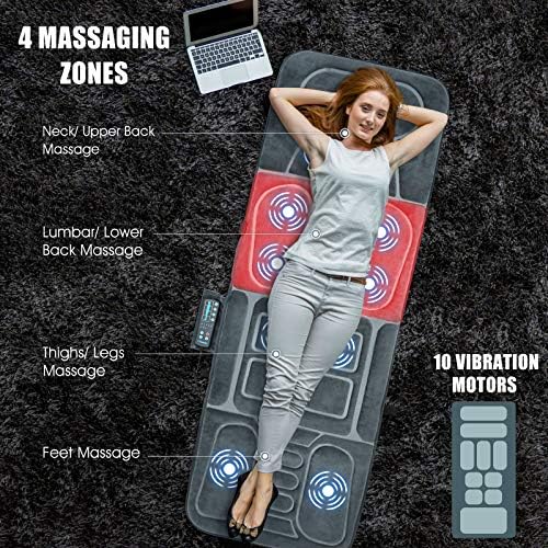 ERGOMASTER Massage Mat with 10 Motors and Heat 1