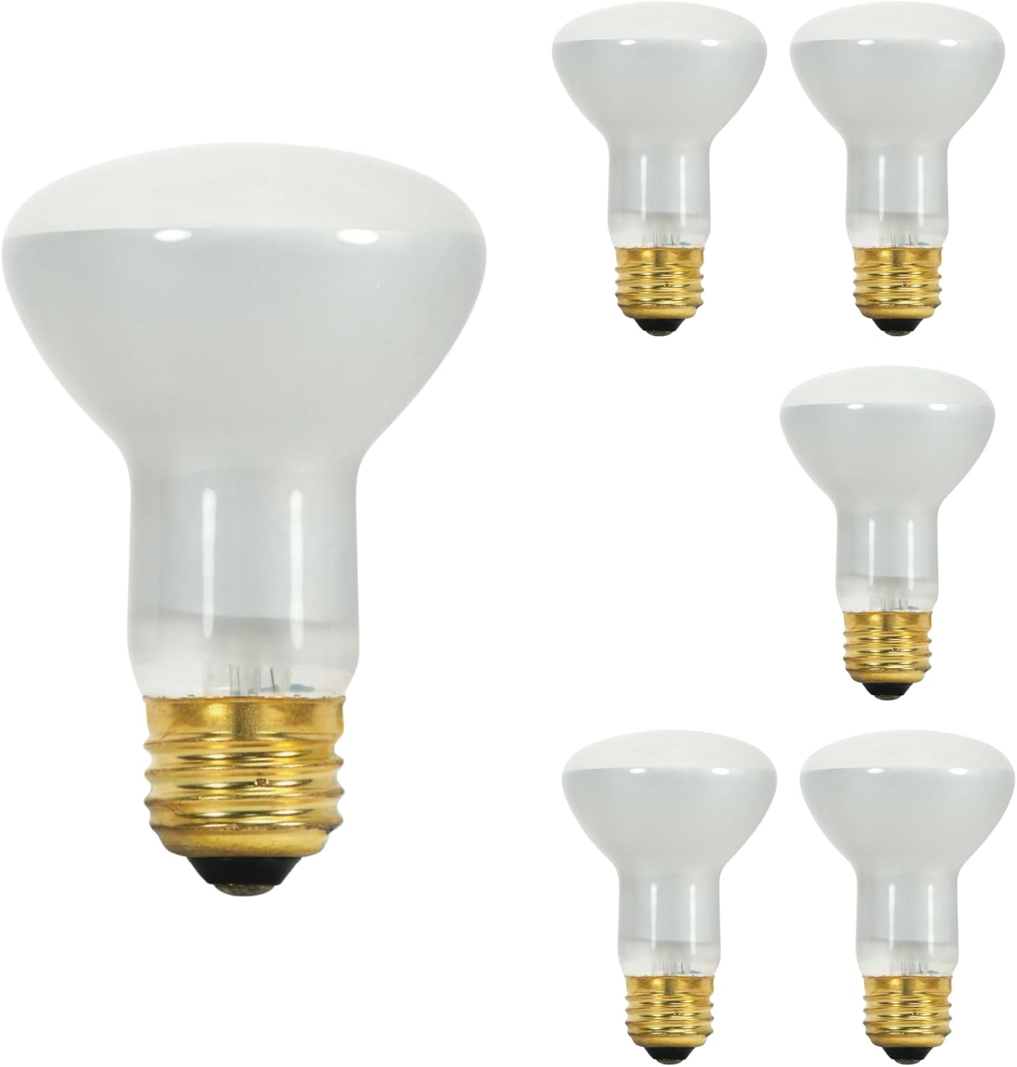 Satco 45W R20 Incandescent Bulb 6 Pack