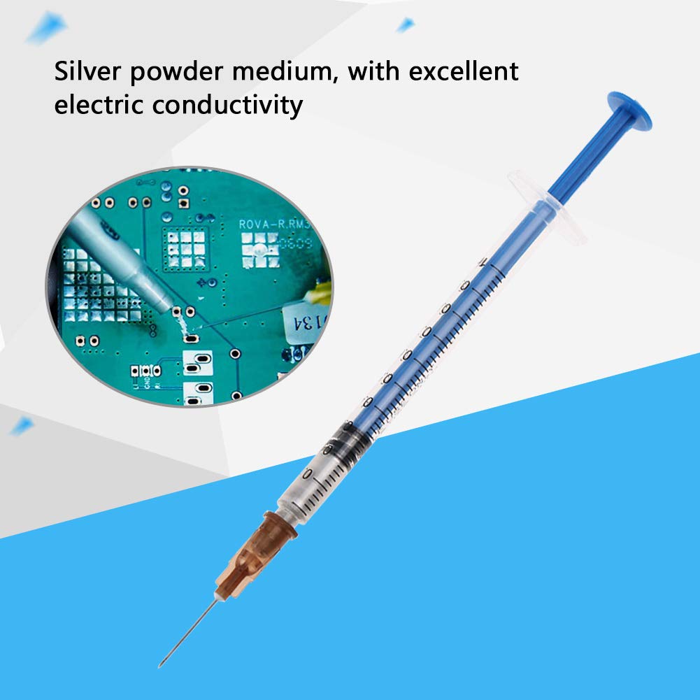 Silver Conductive Epoxy Adhesive for Keyboard Repair 03ML