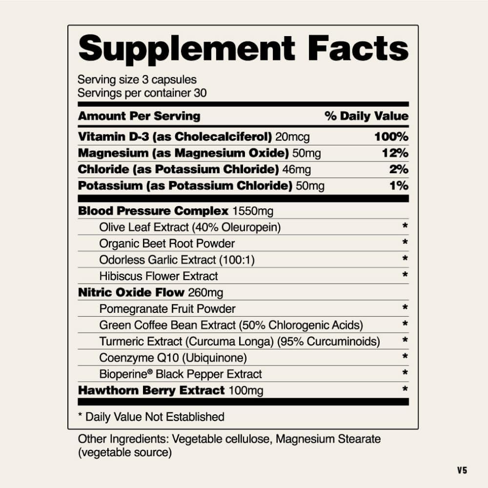 Snap Supplements Heart Health Support 90 Capsules