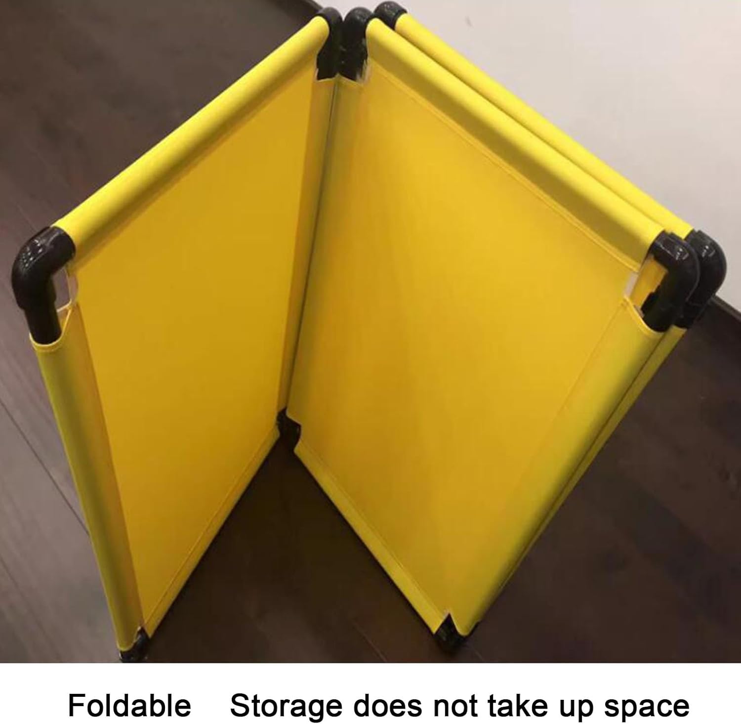 XPLKQXE Foldable Safety Barricade 22x315in PVC Frame Pink 1pcs