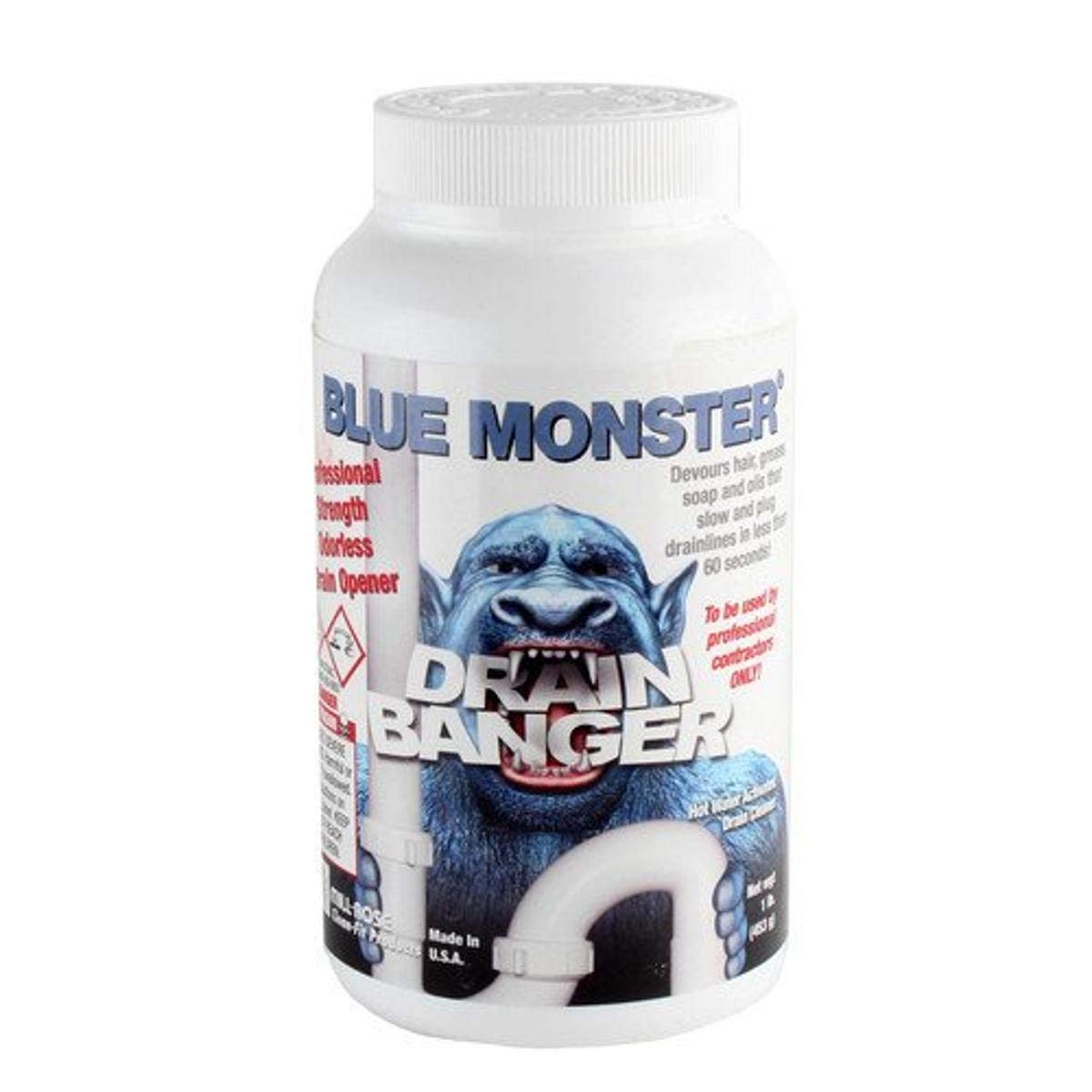 Blue Monster Drain Banger 1 lb Drain Cleaner 1