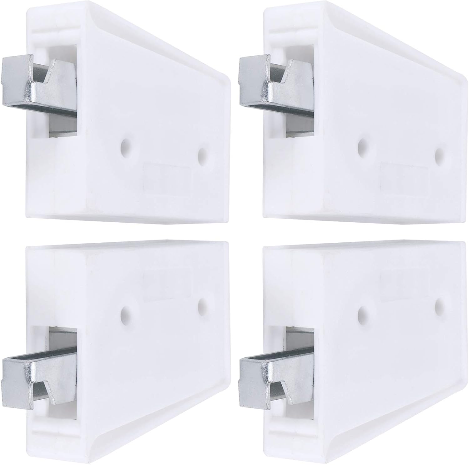 2Set Adjustable Cabinet Hanger Bracket with Mounting Plate