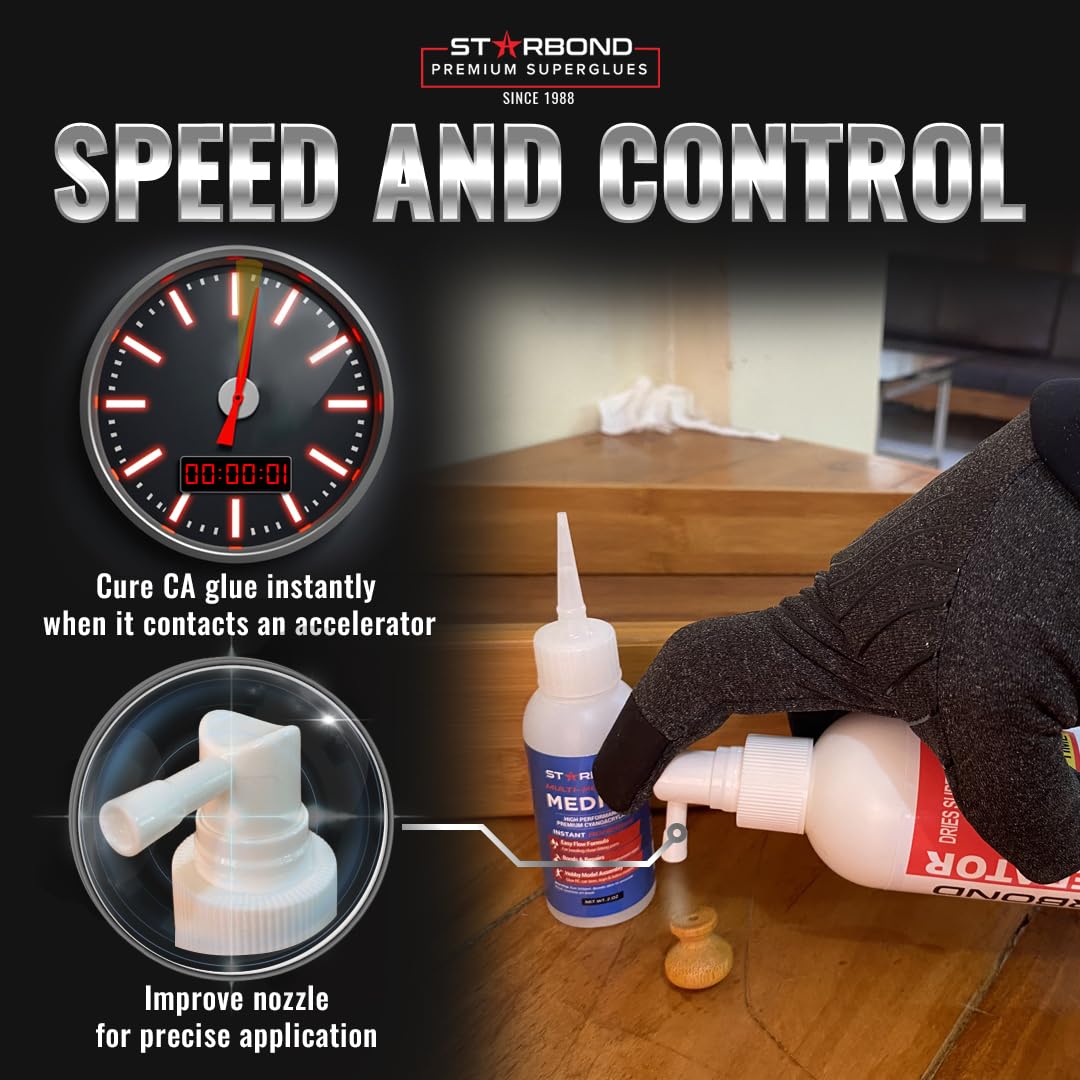 Starbond Pinocchio CA Glue Accelerator 8 oz