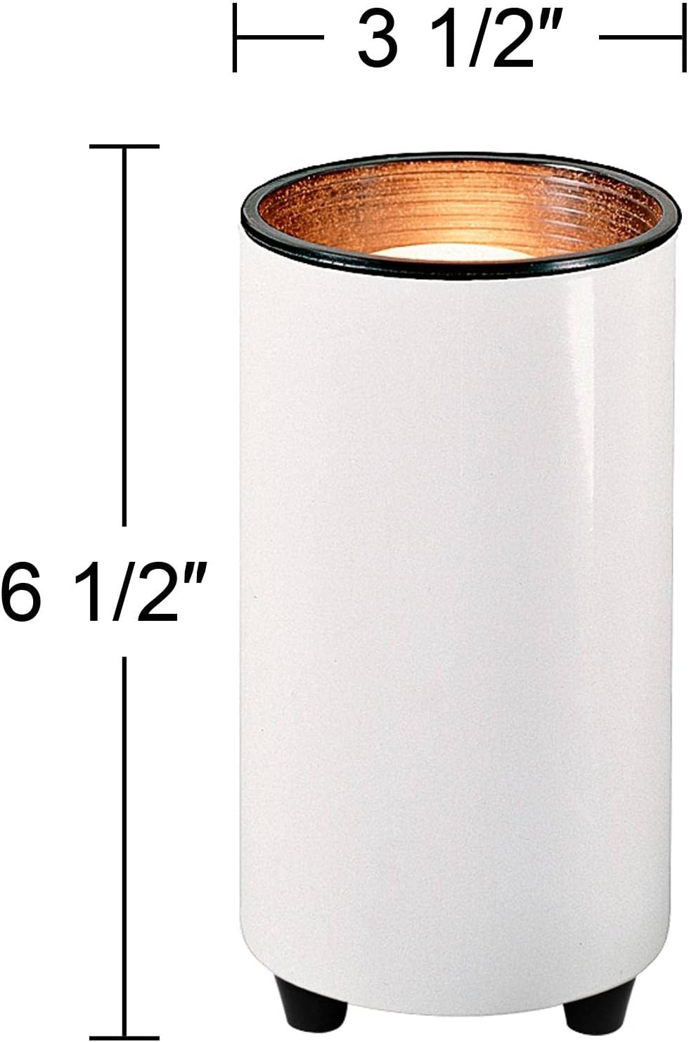Pro Track Mini Spotlight Cans - Set of 2 White Plug-in