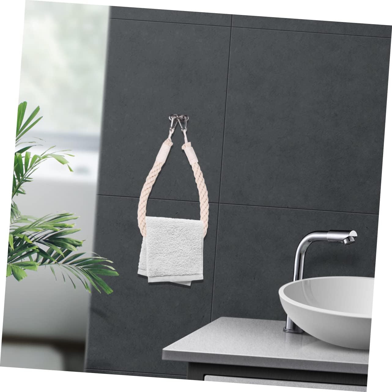 Gadpiparty Nautical Rope Toilet Paper Holder