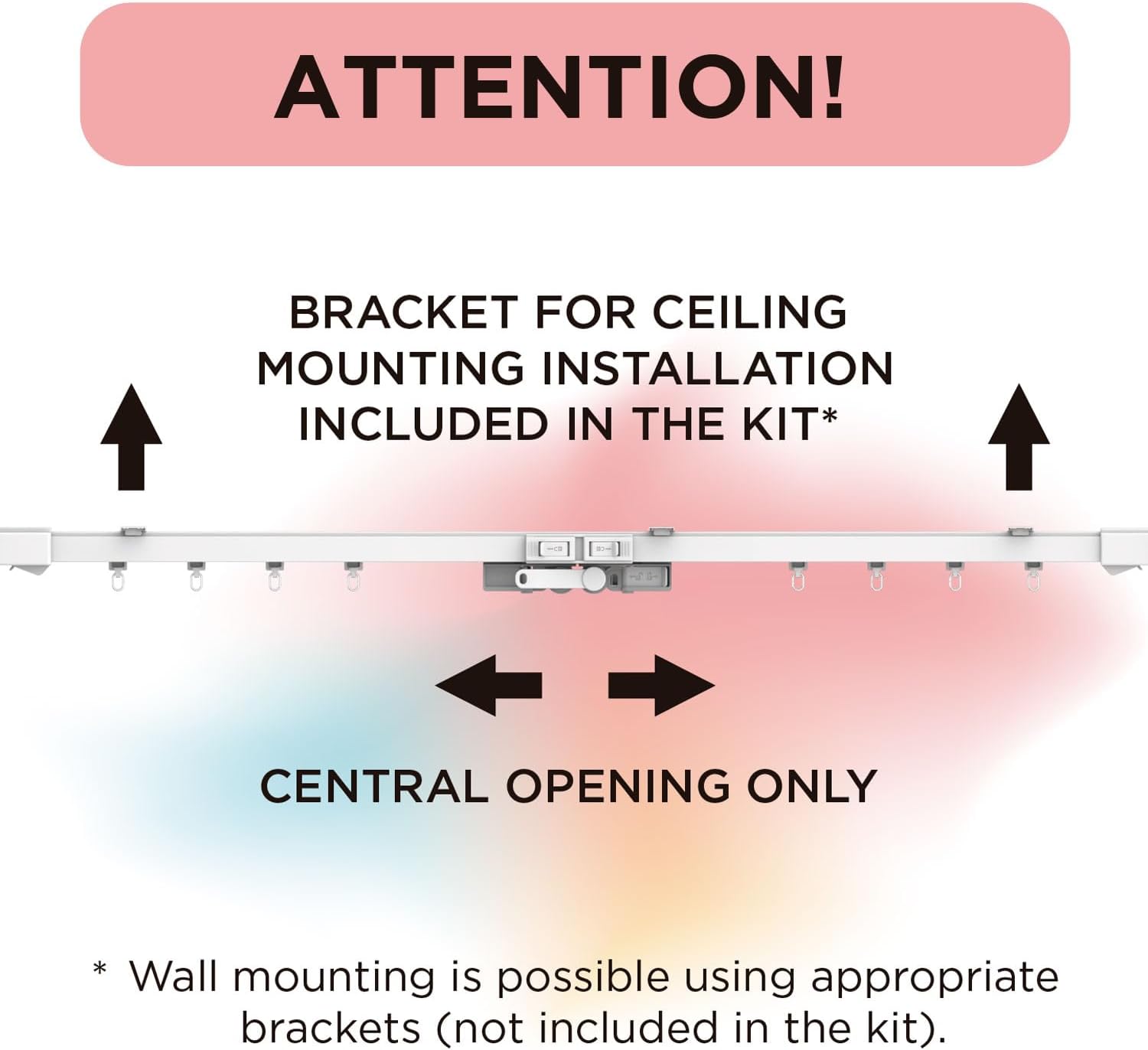 ACRIMO Smart Curtain Track with WiFi Motor and Remote Control