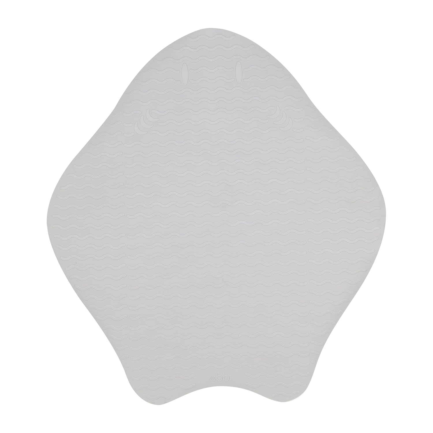 Ubbi Stingray Bath Mat for Baby Gray