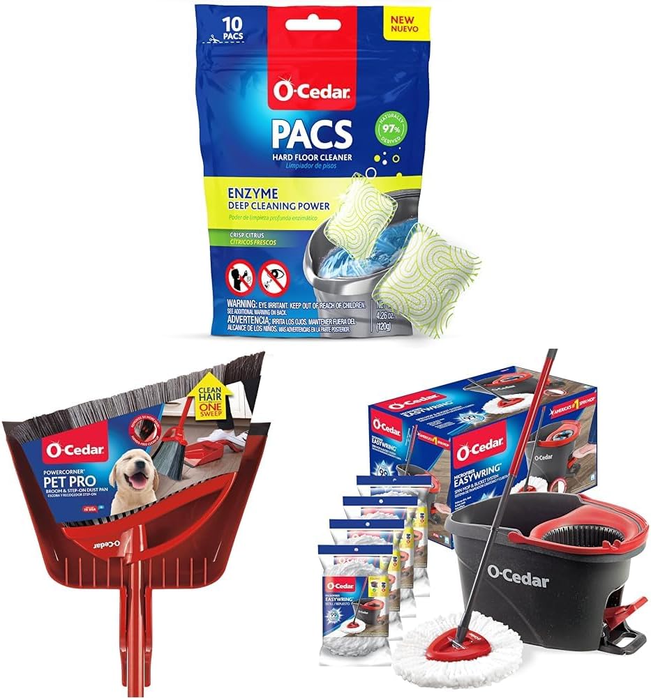 O-Cedar PACS PowerCorner Floor Cleaning System