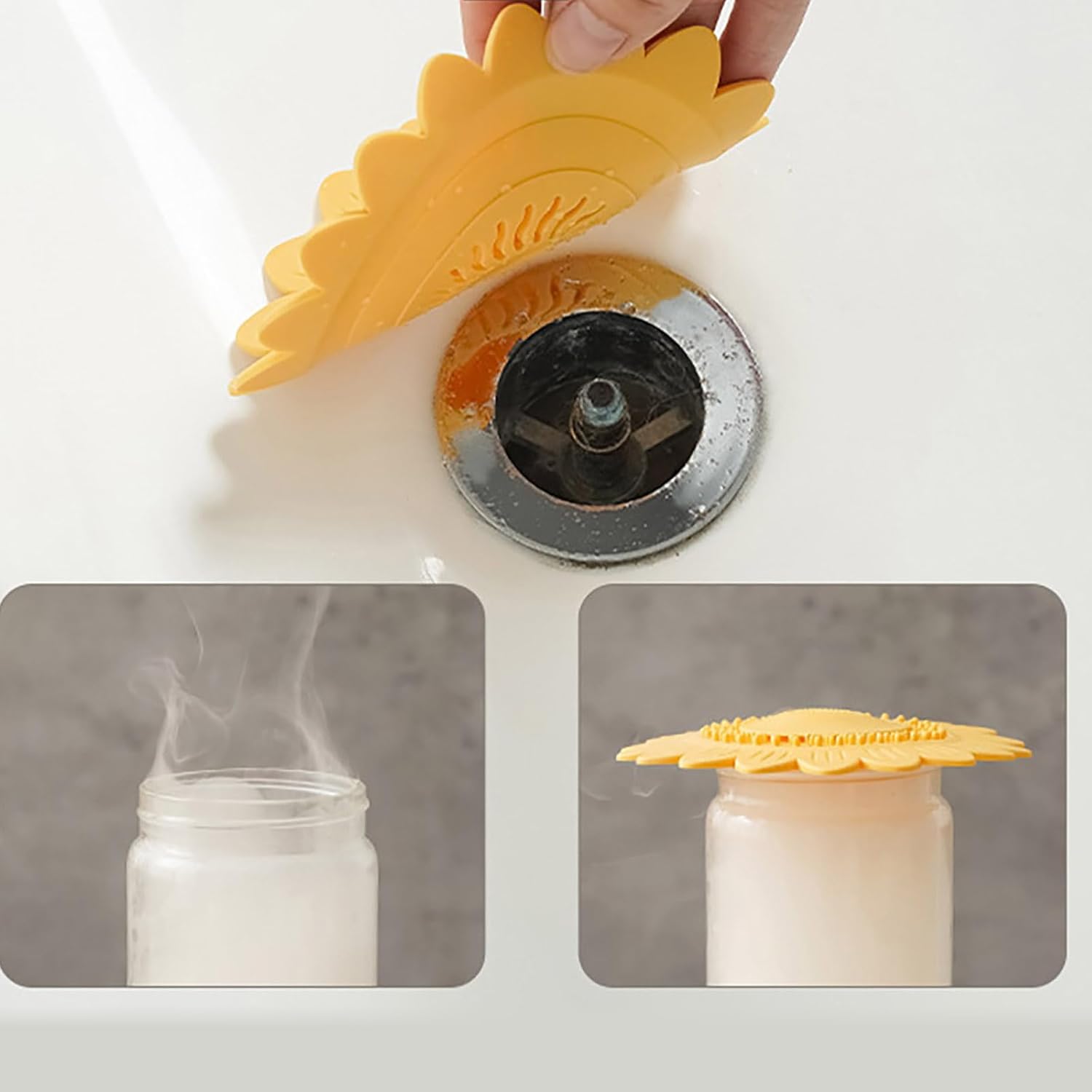 RGYBAO Waterproof Silicone Sink Plug Hair Stopper