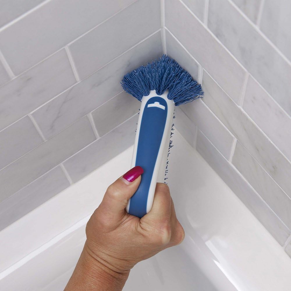 UNGER 2-in-1 Grout Corner Cleaning Brush