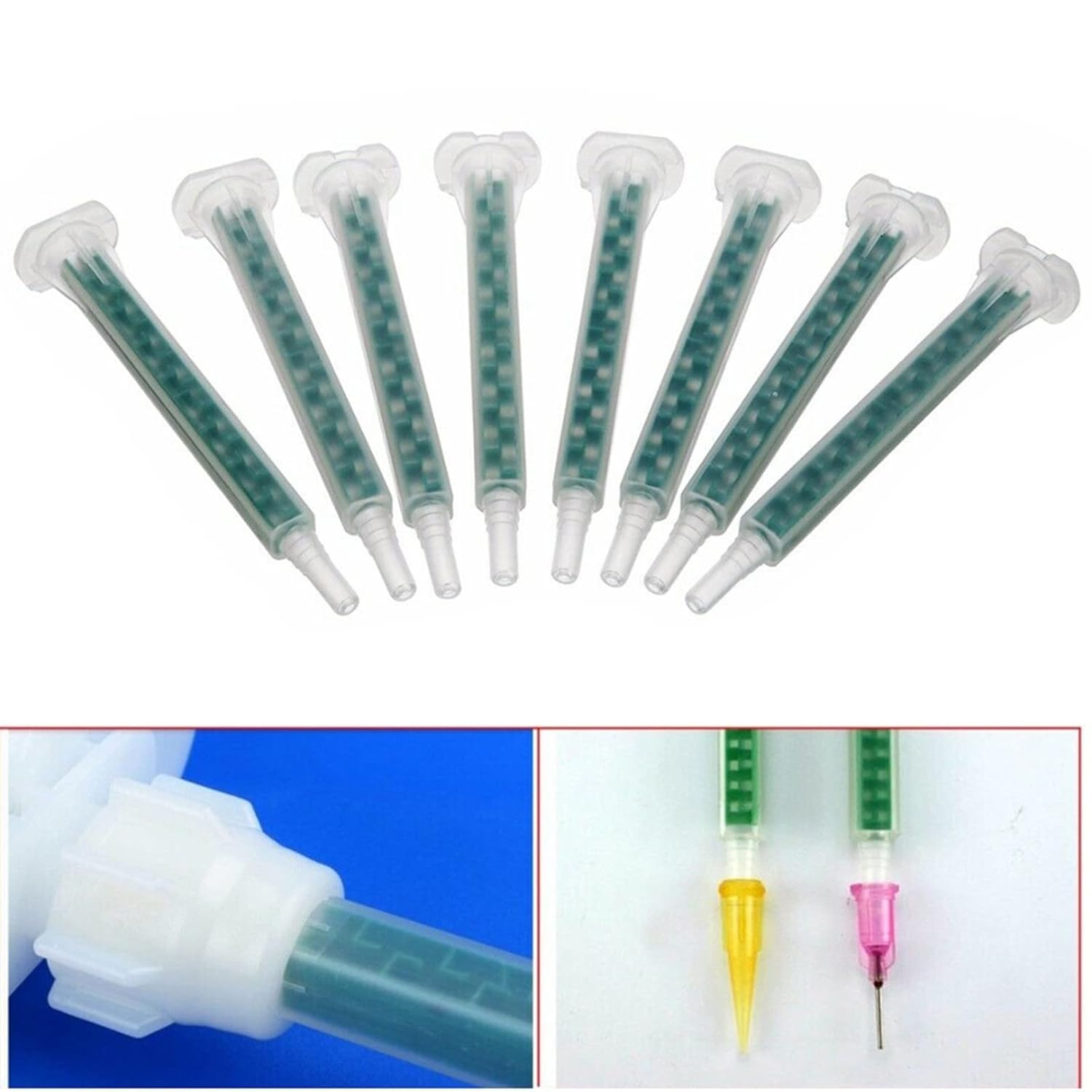 100pcs Epoxy Mixing Nozzles for AB Glue Cartridge
